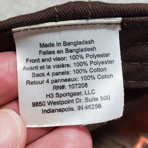 GM CHEVY Chevrolet Mossy Oak Blaze Camo Hat Cap Adjustable Orange Brown Men's OS - Picture 9 of 9